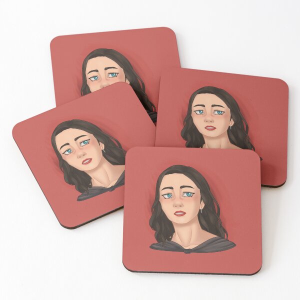 Item preview, Brunette woman portrait designed and sold by AssortedDrawings.