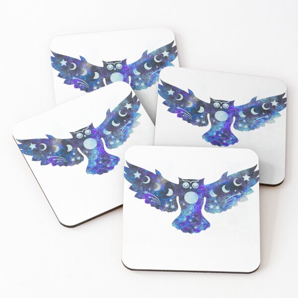 Item preview, moonphase owl designed and sold by wondersarbear.