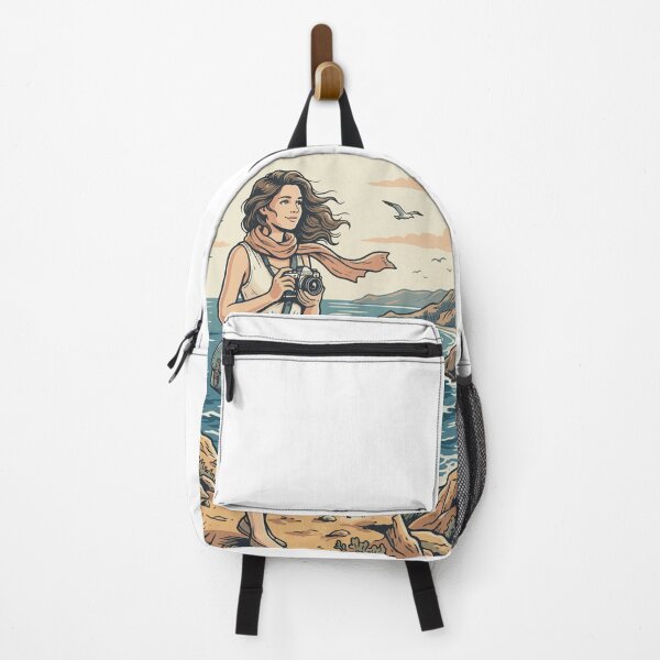 Item preview, Vintage Coastal Photographer Travel Poster Illustration designed and sold by AmazingEG.