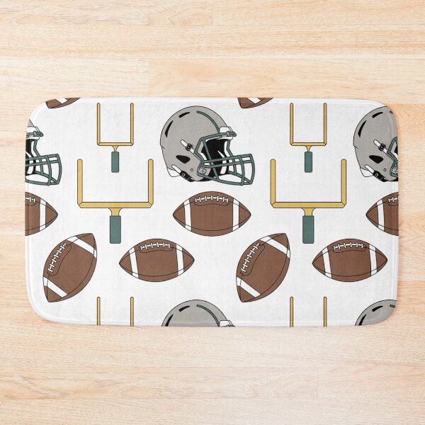Item preview, American Football Seamless Pattern – Helmets, Goalposts & Footballs designed and sold by Midnight Veil Designs.