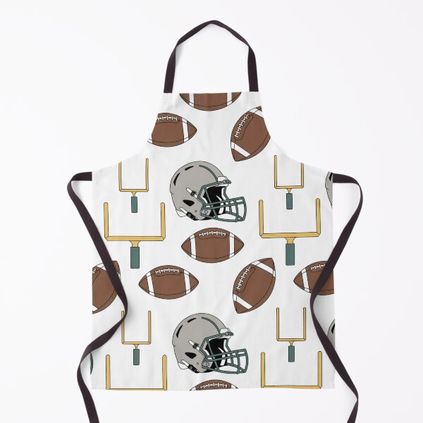 Item preview, American Football Seamless Pattern – Helmets, Goalposts & Footballs designed and sold by Midnight Veil Designs.