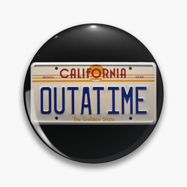 Item preview, Back to the Future License Plate designed and sold by Spring Things.