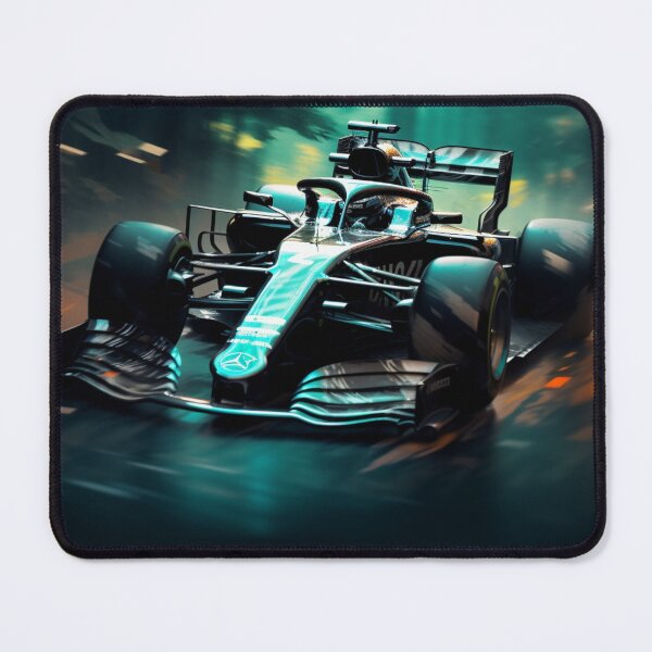 Item preview, Lewis Hamilton 2020 Mercedes W11 F1 Watercolour Painting Print designed and sold by PicTechNowArt.