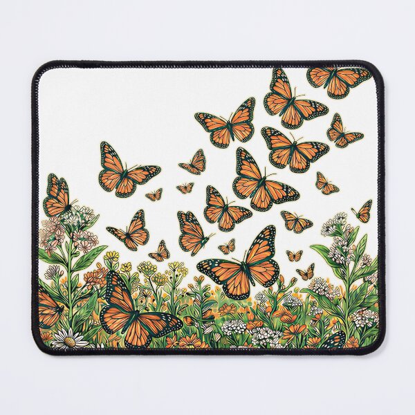 Item preview, Papillon Monarque Vive la Migration French Butterfly Travel Nature Art designed and sold by FrancophileFun.