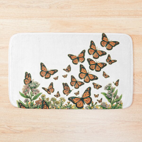Item preview, Papillon Monarque Vive la Migration French Butterfly Travel Nature Art designed and sold by FrancophileFun.