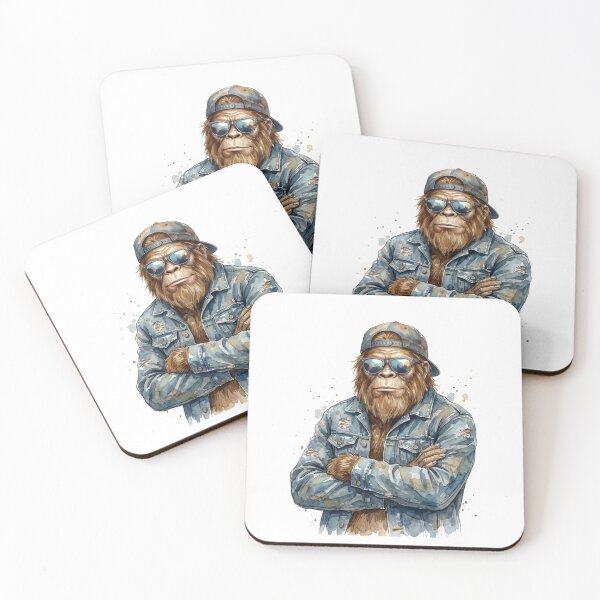 Item preview, Cool Bigfoot – Stylish Sasquatch Watercolor Art designed and sold by Roy & Tiffany.