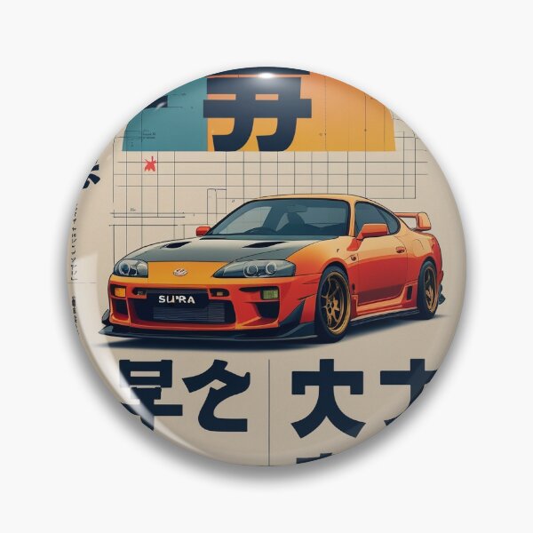 Item preview, Vintage 90s JDM Sports Car Aesthetic Poster designed and sold by TokioProyect.