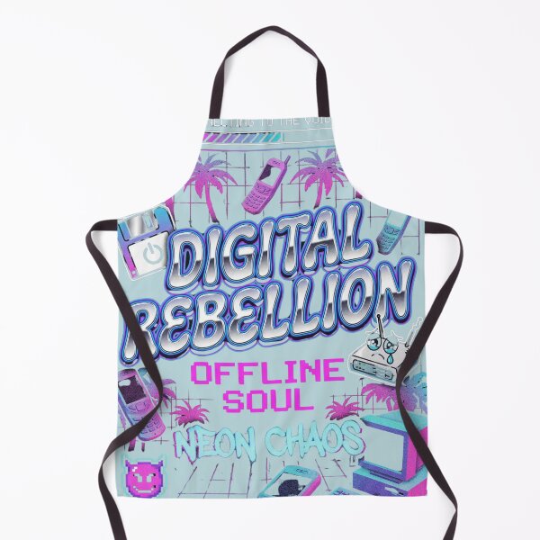 Item preview, digital rebellion — y2k streetwear chrome aesthetic designed and sold by ViralVisionsCreating .