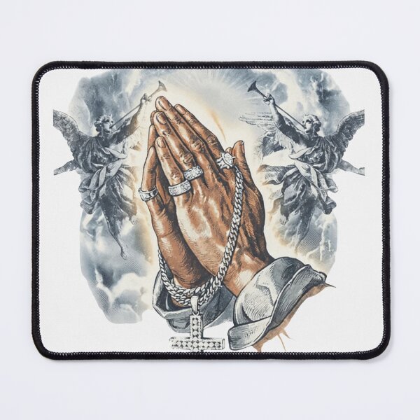 Item preview, Faith Above All Praying Hands Religion Hustle Angels designed and sold by LIMITSBREAKERS.