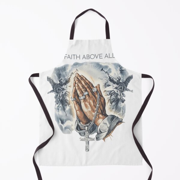 Item preview, Faith Above All Praying Hands Religion Hustle Angels designed and sold by LIMITSBREAKERS.