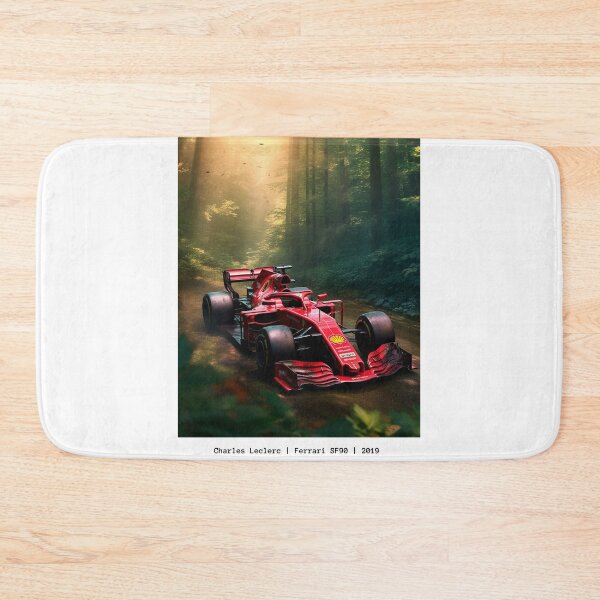 Item preview, Sebastian Vettel 2019 Ferrari SF90 F1 Watercolour Painting Print designed and sold by PicTechNowArt.