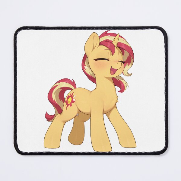Item preview, Sunset Shimmer is happy! designed and sold by CeluniaMoon's Art - Cute Furry, Anime, and More! .
