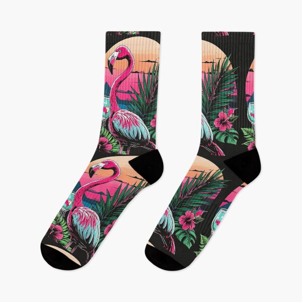Item preview, Flamingo in a sunset tropical vacation designed and sold by Creative Visualize.