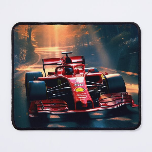 Item preview, Sebastian Vettel 2019 Ferrari SF90 F1 Watercolour Painting Print designed and sold by PicTechNowArt.