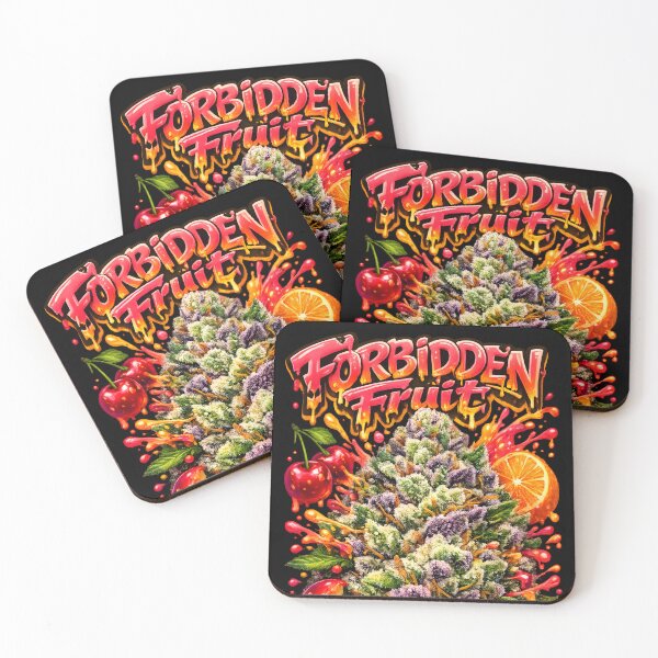 Item preview, Forbidden Fruit Graffiti Print | Fruity Sweet Indica Hybrid Typography | Relaxing 420 designed and sold by WAUZ.