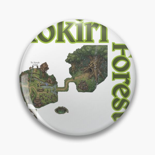 Item preview, Kokiri Forest Map - Fantasy Park Collection designed and sold by Nerdventure.