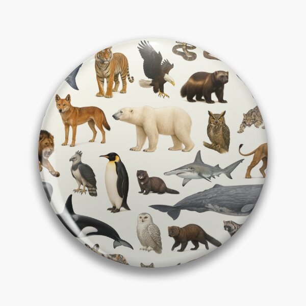 Item preview, Carnivores of the World Retro Style Identification Chart designed and sold by kakarikihill.
