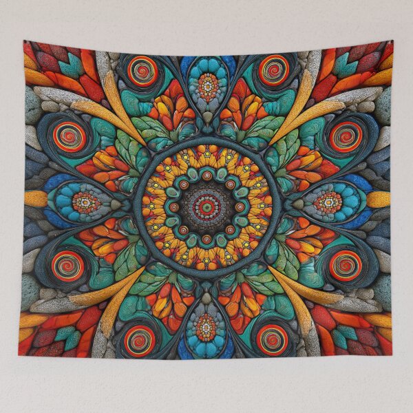 Aperçu de l'œuvre Motif mandala vibrant créée et vendue par JPugliese.