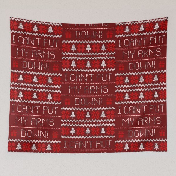 Item preview, Arms Down Ugly Christmas Sweater designed and sold by Normbot2000.