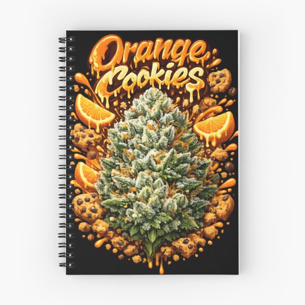 Item preview, Orange Cookies Graffiti Print | Orange Cookie Hybrid Strain Typography | Euphoric 420 designed and sold by WAUZ.