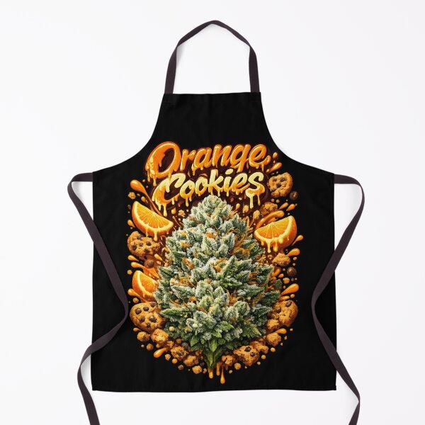 Item preview, Orange Cookies Graffiti Print | Orange Cookie Hybrid Strain Typography | Euphoric 420 designed and sold by WAUZ.