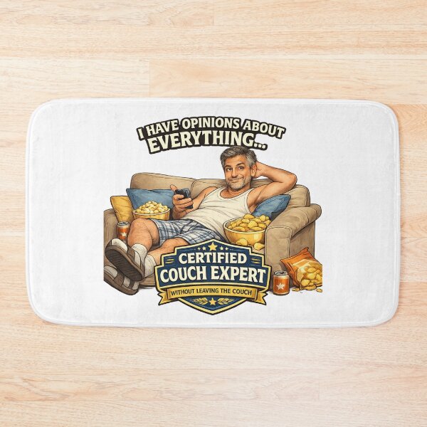 Item preview, Certified Couch Expert Meme designed and sold by rocknrollstyles.