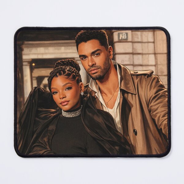 Item preview, Regé-Jean Page and Halle Bailey for the film You Me and Tuscany (fan art) designed and sold by PopCultureAndStuff.