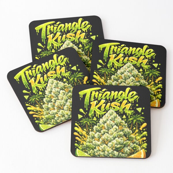 Item preview, Triangle Kush Graffiti Print | Earthy Citrus Indica Strain Typography | Heavy Body 420 designed and sold by WAUZ.