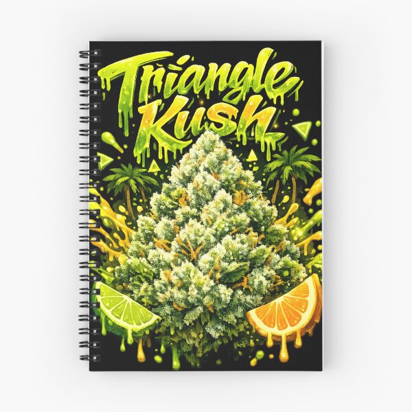 Item preview, Triangle Kush Graffiti Print | Earthy Citrus Indica Strain Typography | Heavy Body 420 designed and sold by WAUZ.