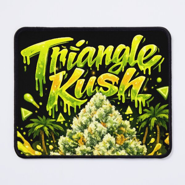Item preview, Triangle Kush Graffiti Print | Earthy Citrus Indica Strain Typography | Heavy Body 420 designed and sold by WAUZ.