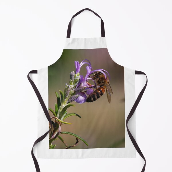 Item preview, Bee in rosemary flower designed and sold by BigAndRed.