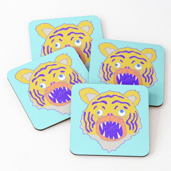 Item preview, Cute Tiger Cub Kawaii Design | Adorable Cartoon Tiger | Soft Aesthetic Animal Art designed and sold by Do3star.