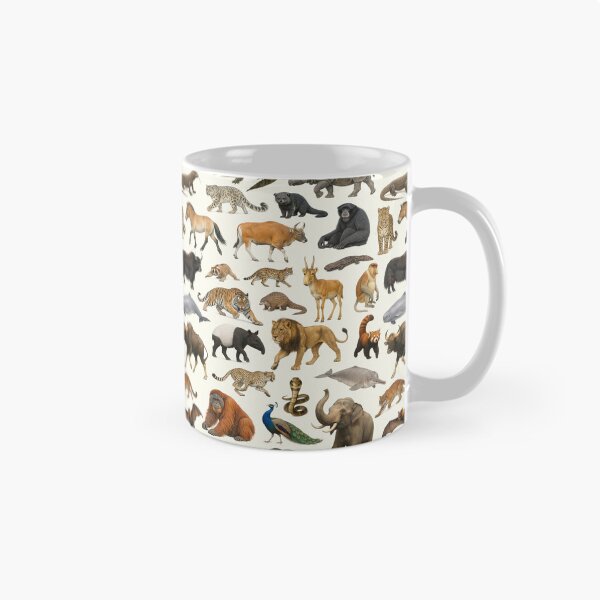 Item preview, Animals of Asia Retro Style Identification Chart designed and sold by kakarikihill.