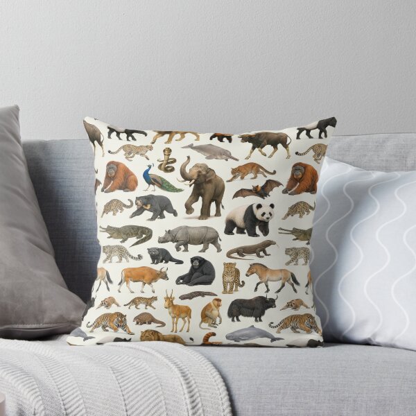 Item preview, Animals of Asia Retro Style Identification Chart designed and sold by kakarikihill.
