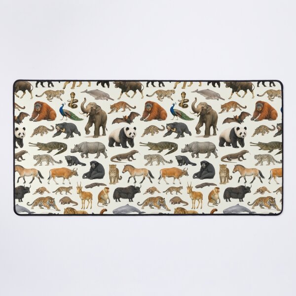 Item preview, Animals of Asia Retro Style Identification Chart designed and sold by kakarikihill.