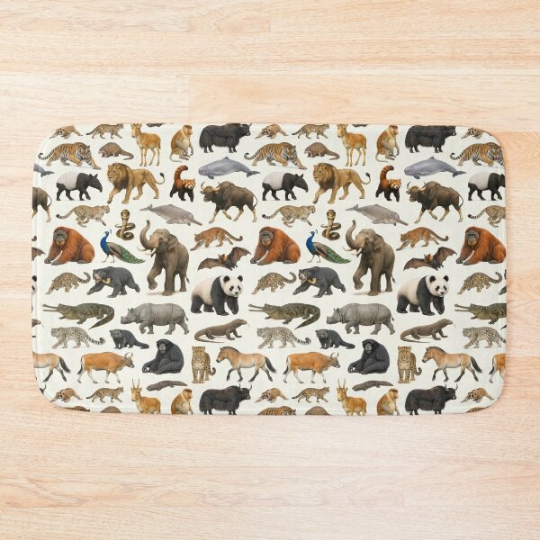 Item preview, Animals of Asia Retro Style Identification Chart designed and sold by kakarikihill.