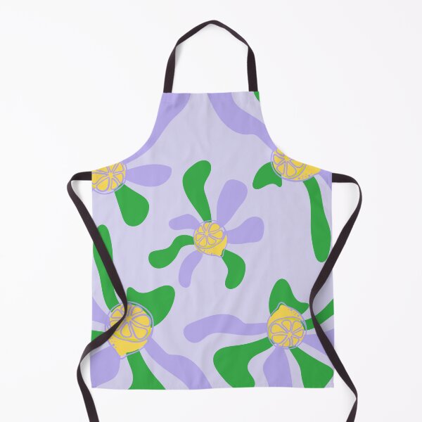 Item preview, Abstract Green & Lavender Organic Shapes with Lemons – Minimalist Aesthetic Design for Summer designed and sold by MoodsOfMine.