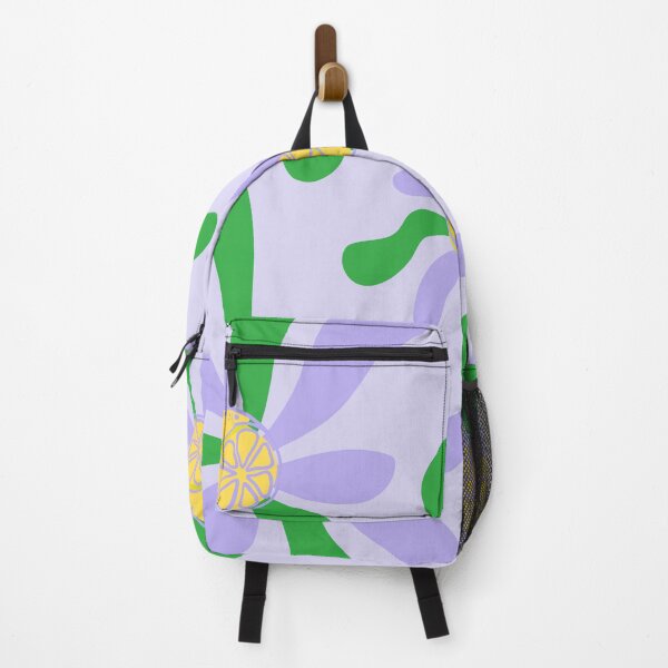 Item preview, Abstract Green & Lavender Organic Shapes with Lemons – Minimalist Aesthetic Design for Summer designed and sold by MoodsOfMine.