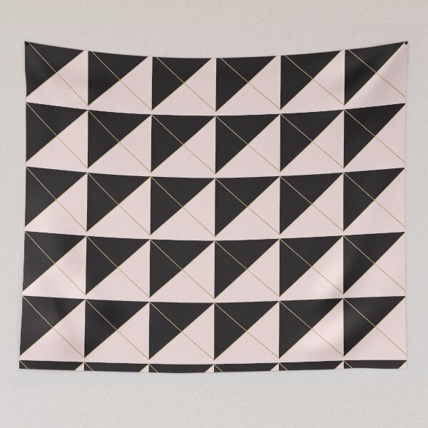 Item preview, Gold cross on blush pink and black designed and sold by TheMarketplaceworld.