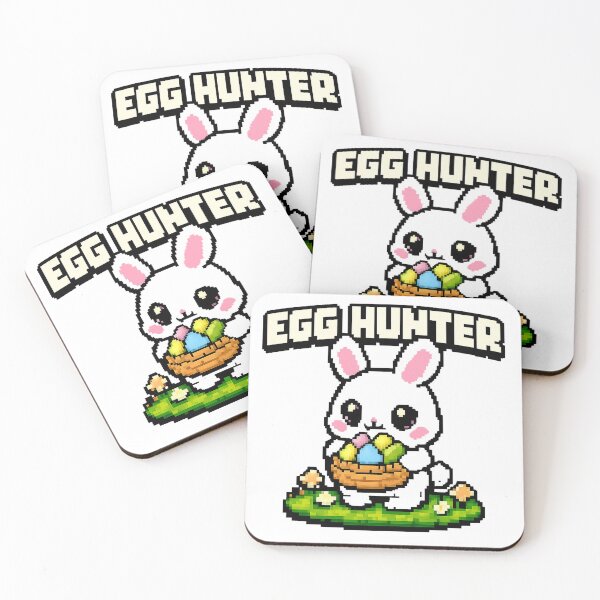 Item preview, Egg Hunter Pixel Gaming Easter Bunny Retro designed and sold by VaultInk.
