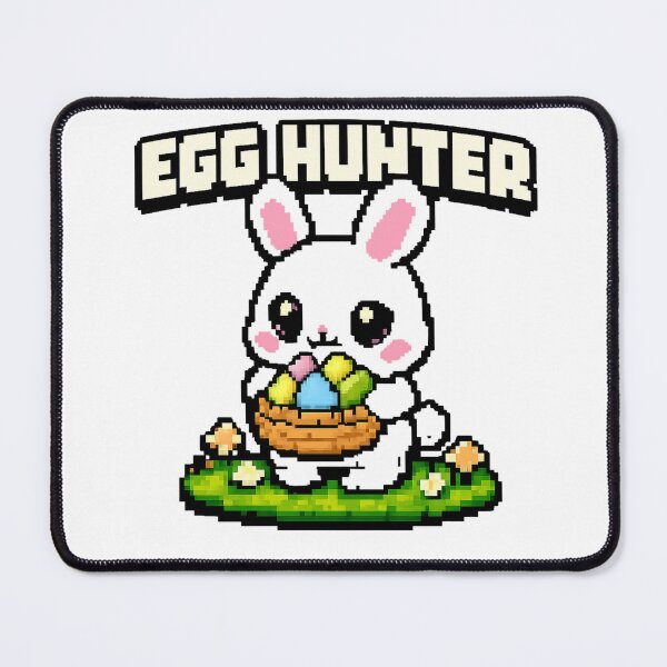 Item preview, Egg Hunter Pixel Gaming Easter Bunny Retro designed and sold by VaultInk.