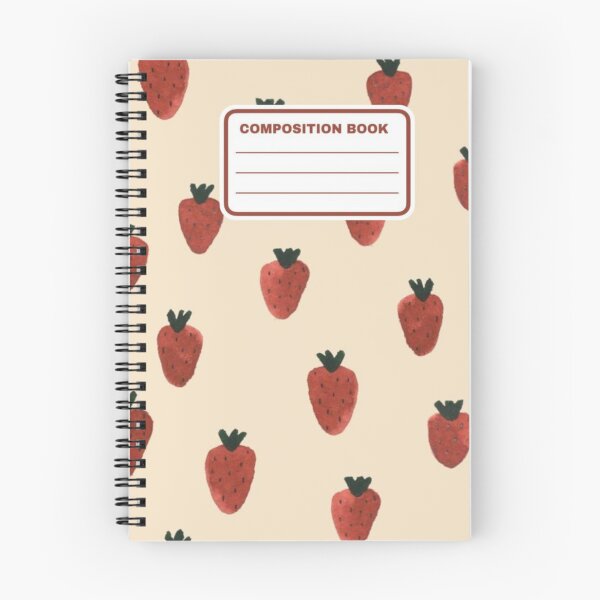 Item preview, Strawberry Notebook designed and sold by LaraByIndy.