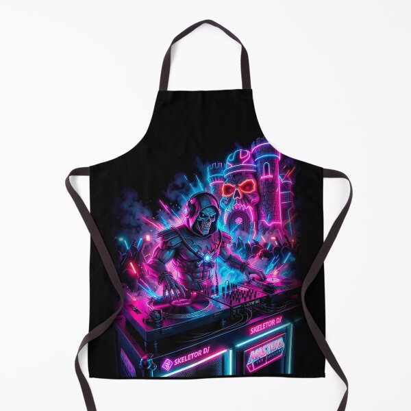 Item preview, Skeletor DJ - Masters of the Dancefloor Neon Synthwave designed and sold by keythxctrs.