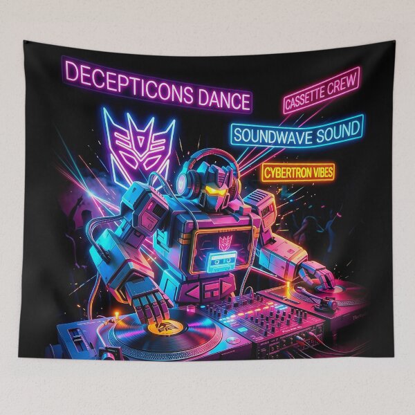 Item preview, Soundwave DJ - Decepticons Dance Cybertron Vibes designed and sold by keythxctrs.