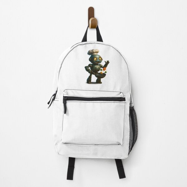 Item preview, Cute Chef Robot Cooking Vegetables designed and sold by Yomere.