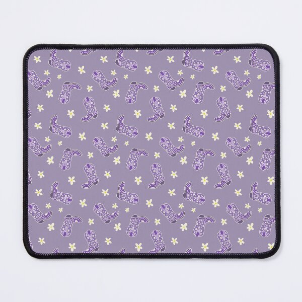 Item preview, Purple Floral Cowgirl Boots Pattern designed and sold by MoonwillowArt.