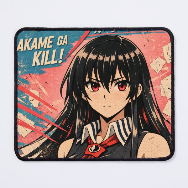 Item preview, Akame Retro Poster designed and sold by AnimeArsenalPrints.