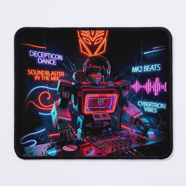Item preview, Soundblaster DJ - Decepticon MK2 Beats Neon Retrowave designed and sold by keythxctrs.
