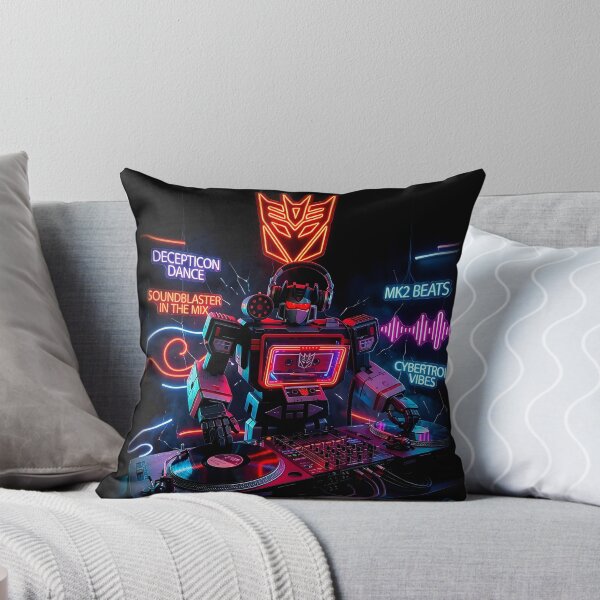 Item preview, Soundblaster DJ - Decepticon MK2 Beats Neon Retrowave designed and sold by keythxctrs.