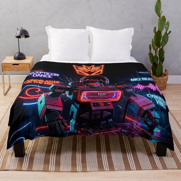 Item preview, Soundblaster DJ - Decepticon MK2 Beats Neon Retrowave designed and sold by keythxctrs.